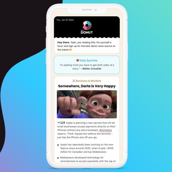 The DONUT daily newsletter