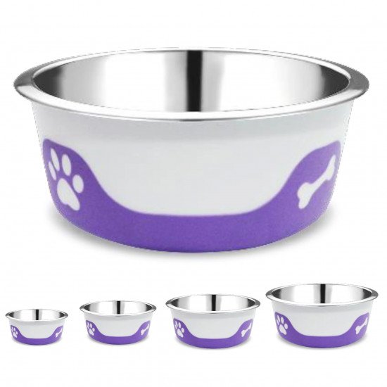 ThermoCool Insulated No-Skid Dog Bowl - Light Purple - 16 Oz