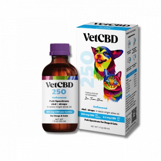 VetCBD Hemp 250 mg Tincture