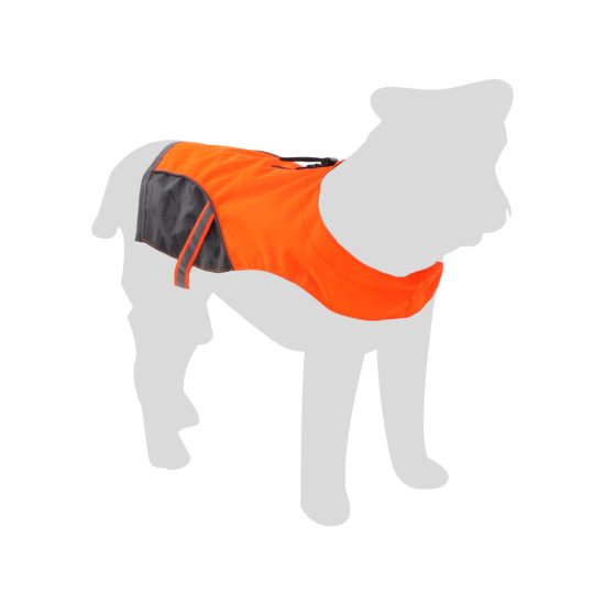 Safety Vest Fizz Orange & Grey