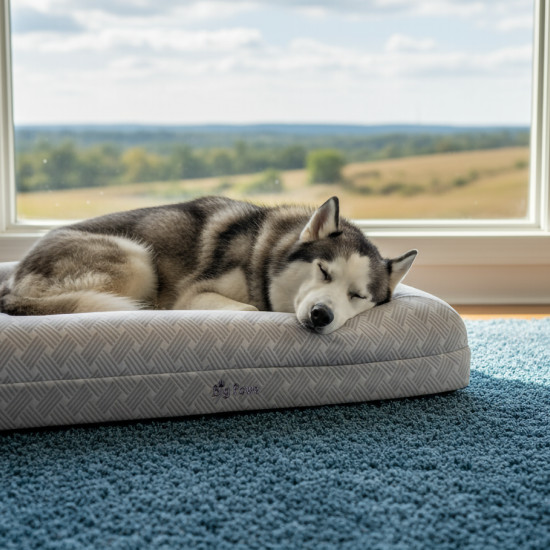Large Cooling Orthopedic Dog Bed